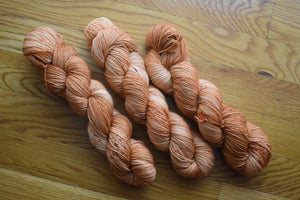 Pumpkin Spice - Merino/Nylon Fingering Weight Yarn