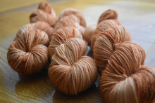 Load image into Gallery viewer, Pumpkin Spice - Merino/Nylon Fingering Weight Yarn