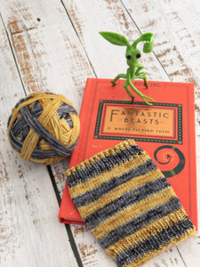 Newt Scamander - Fantastic Beasts Inspired  - Self Striping Sock Yarn