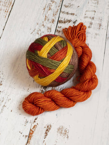 Leaf Peeper Stripes - Self Striping Sock Yarn